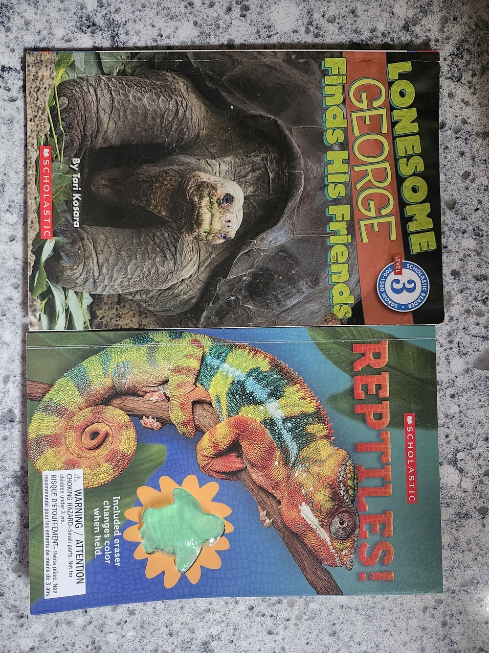 Scholastic Kids Reptiles & Lonesome George Learning Books - Green/Multicolor